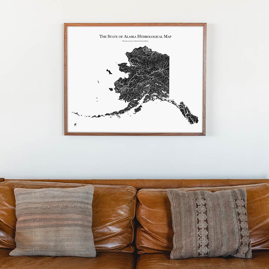 Alaska Hydrological Map