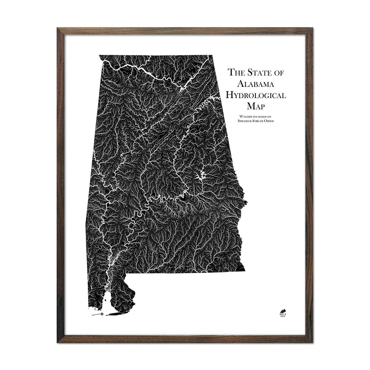 Alabama Hydrology Map