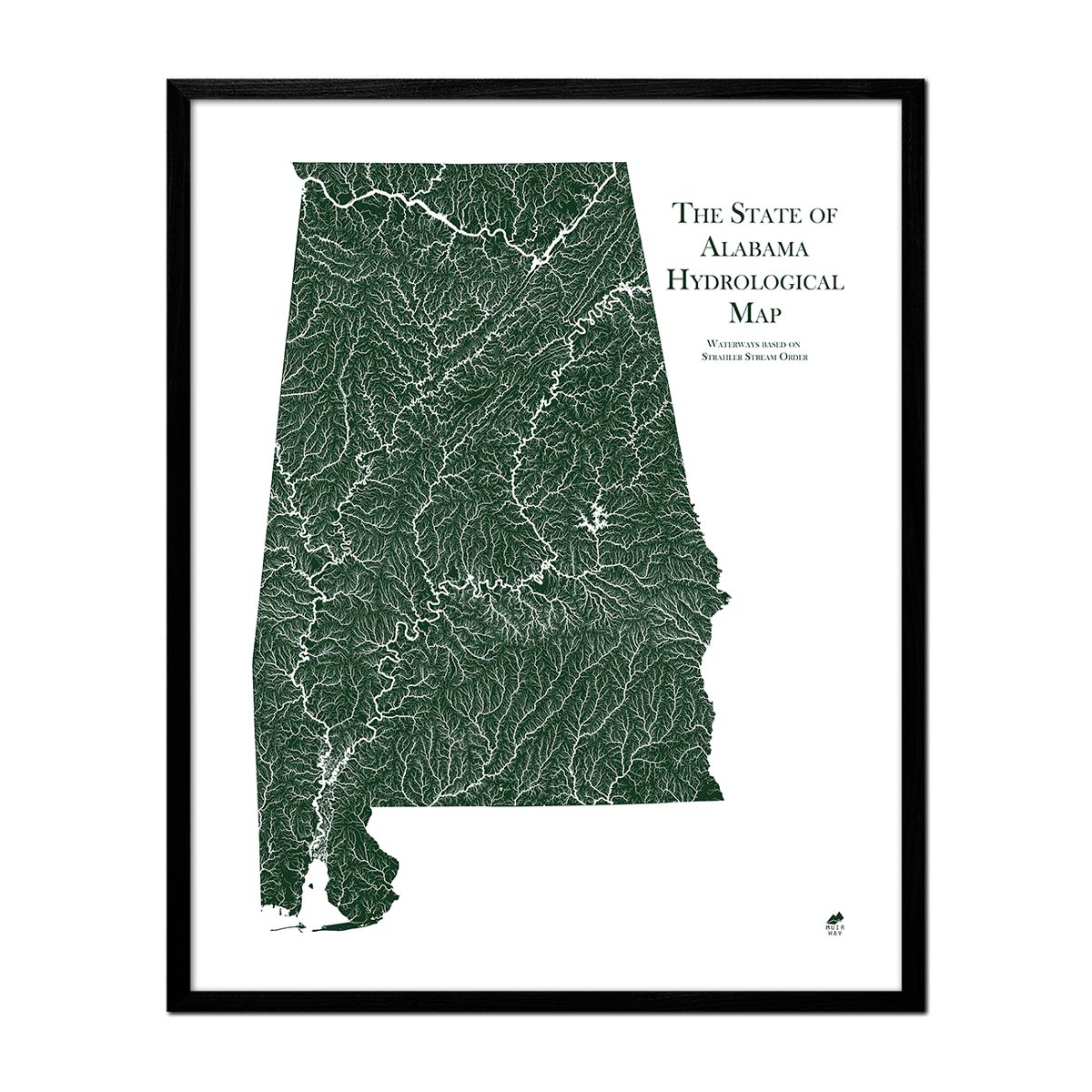 Alabama Rivers Map