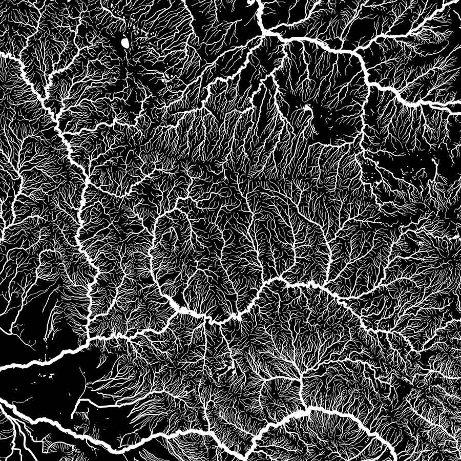 Arizona Hydrological Map