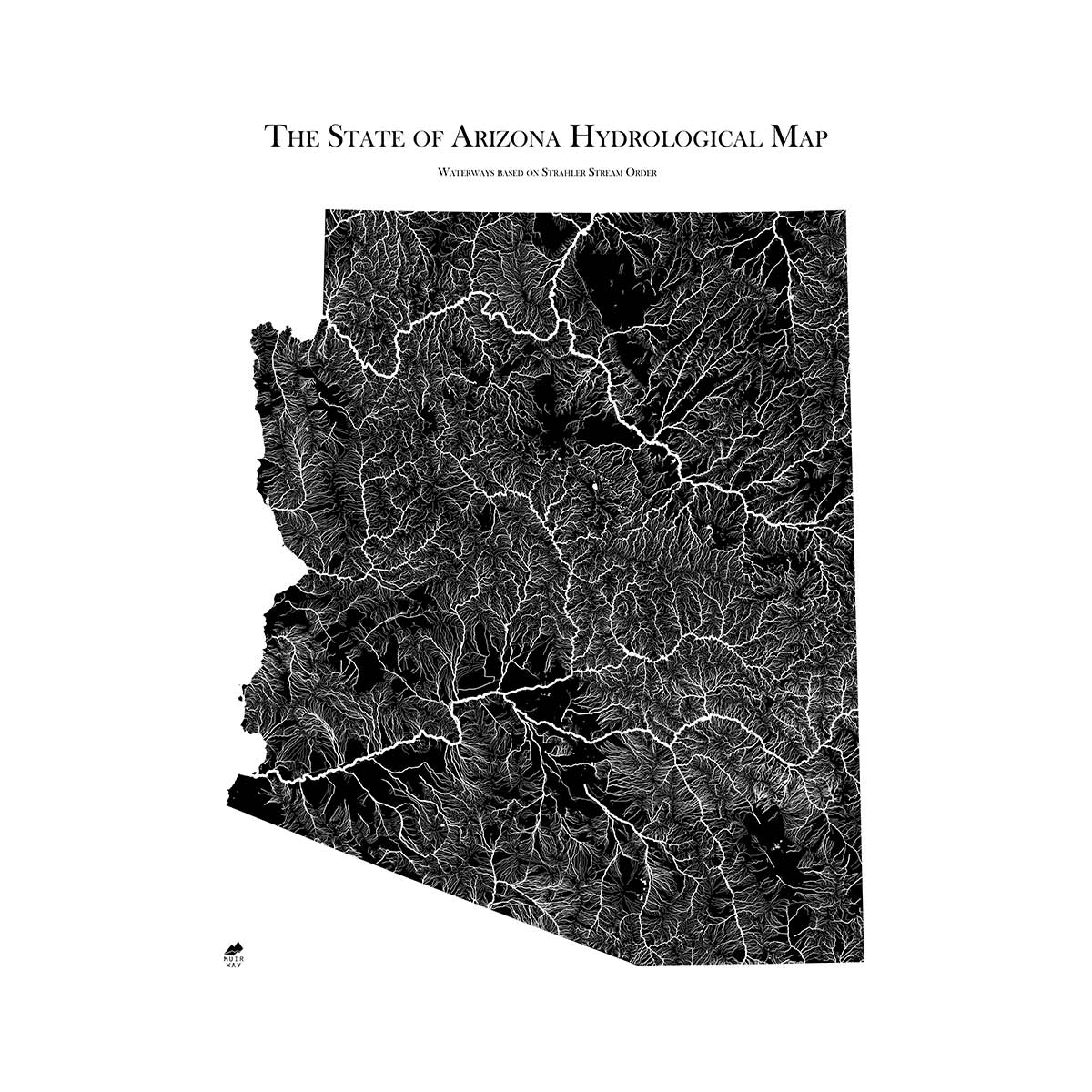 Arizona Hydrology Map