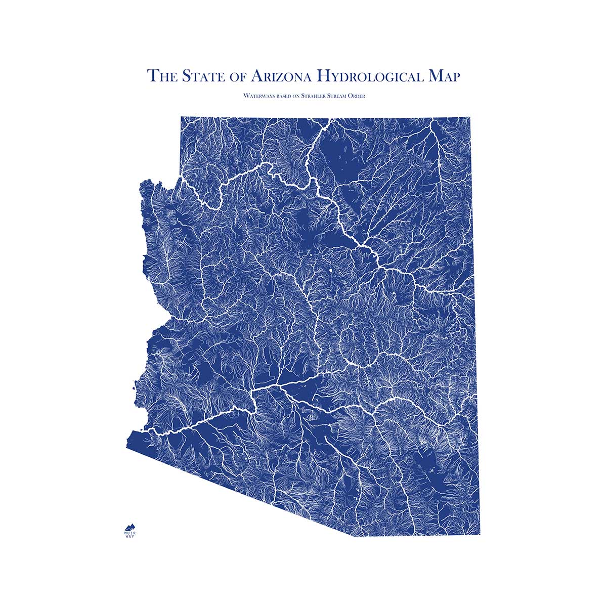 Arizona Hydrological Map