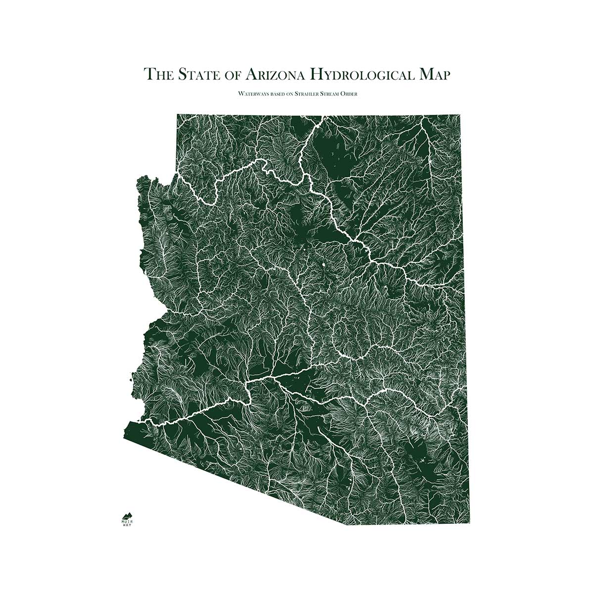 Arizona Rivers Map