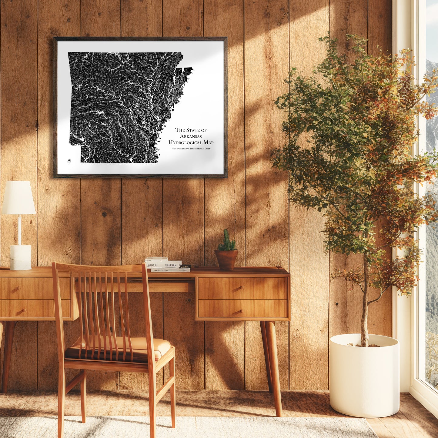 Arkansas Hydrological Map