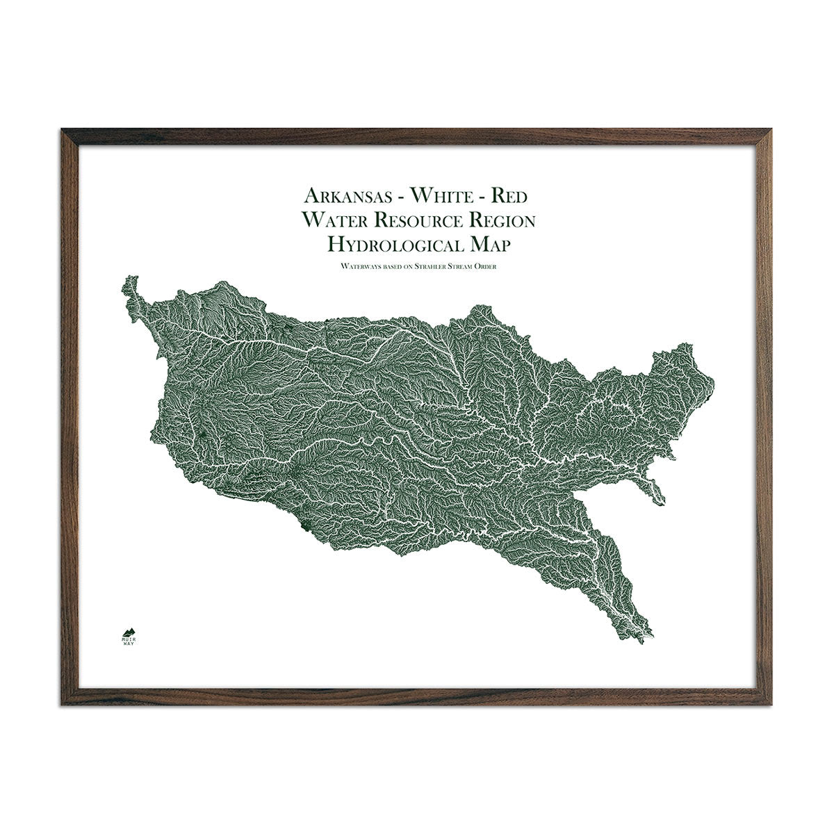 Arkansas White Red Regional Rivers Map