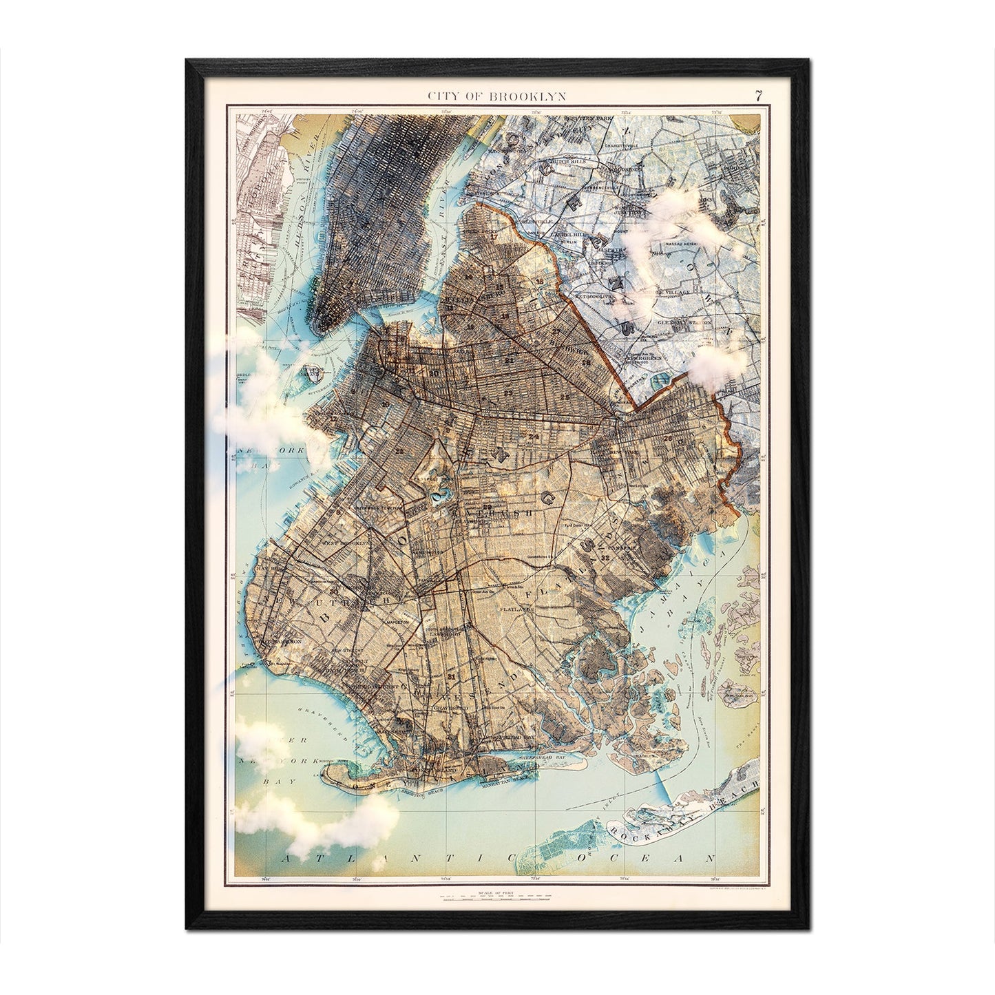 Brooklyn 1895 Relief Map