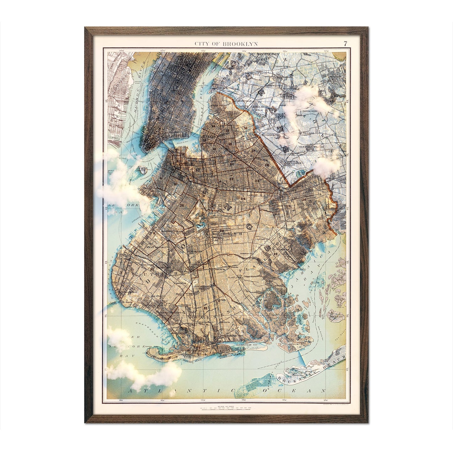 Brooklyn 1895 Relief Map