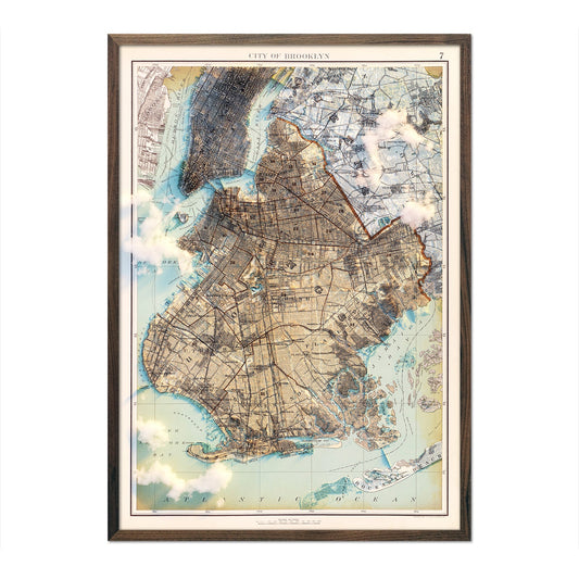 Brooklyn 1895 Relief Map