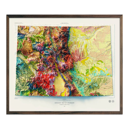 Vintage Colorado Map - 1979