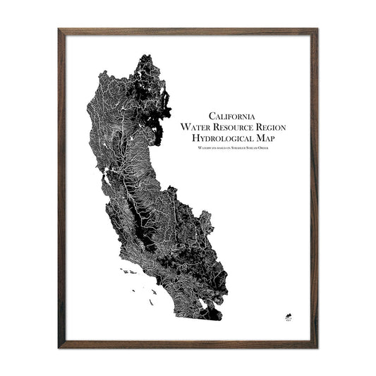 California Regional Hydrological Map