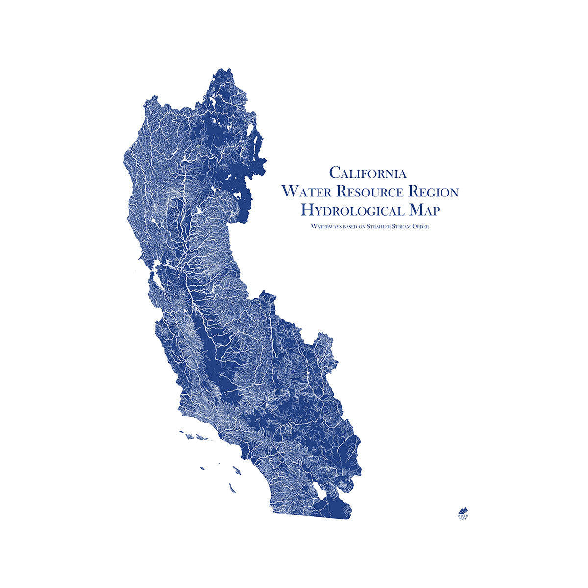 California Regional Hydrology Map