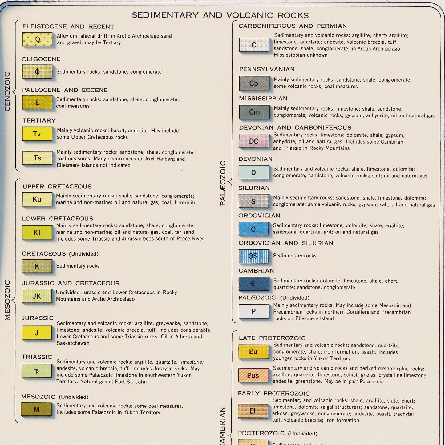 Canada 1956 Shaded Relief Map