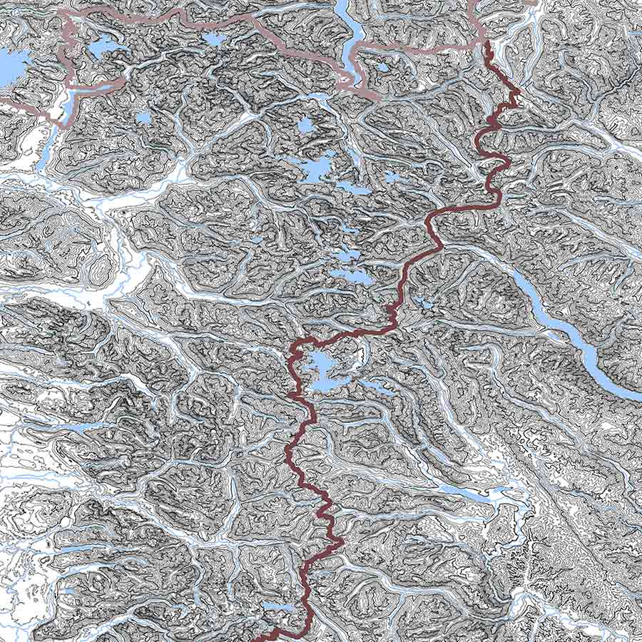 Cascade Range Map