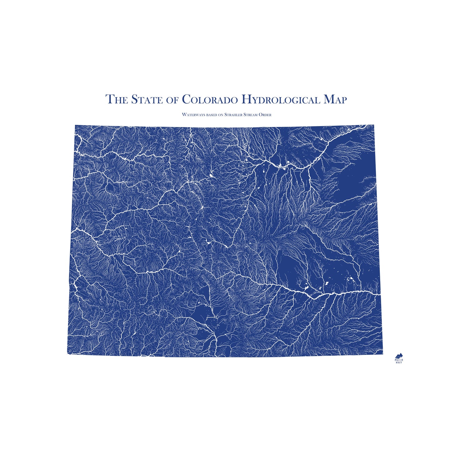 Colorado Hydrological Map