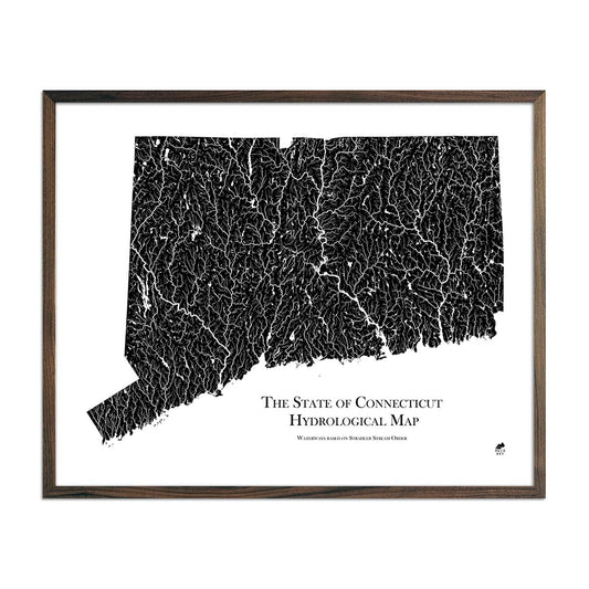 Connecticut Hydrology Map