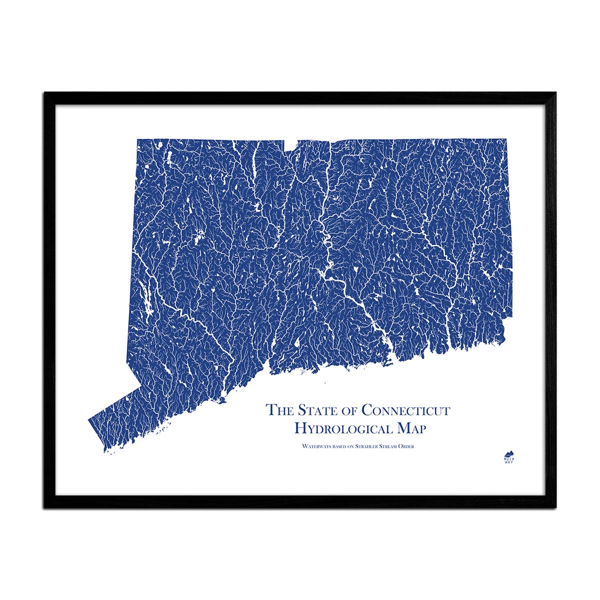 Connecticut Hydrological Map