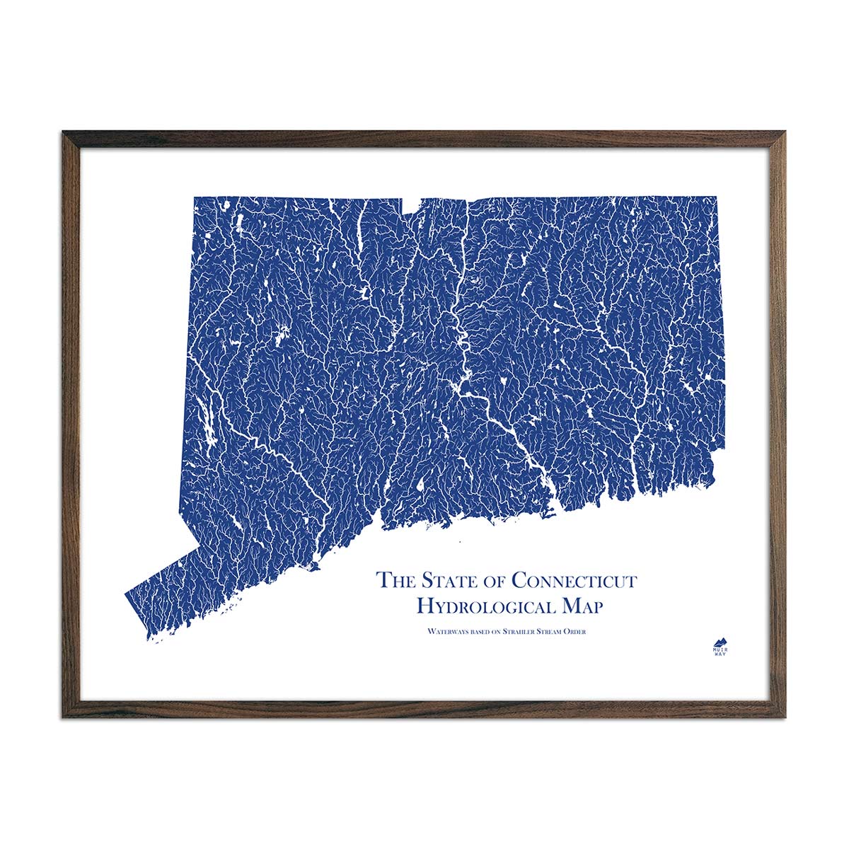 Connecticut Hydrological Map