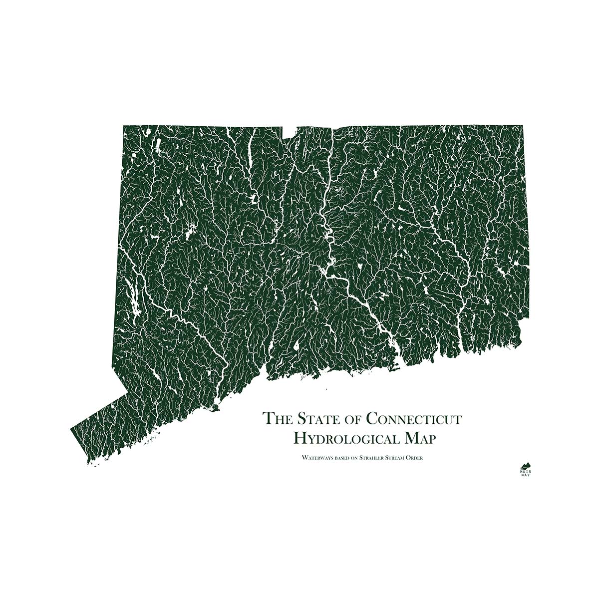 Connecticut Rivers Map