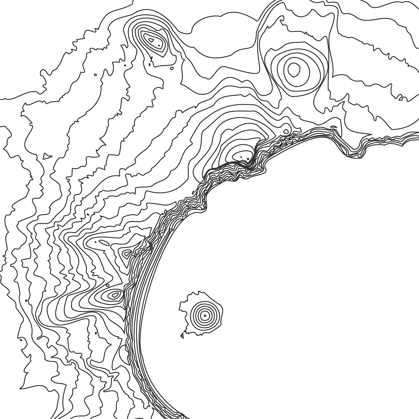 Crater Lake Topo Map