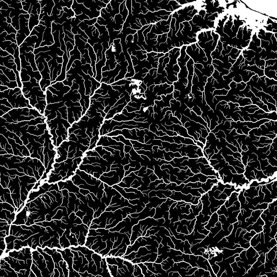 Delaware Hydrological Map