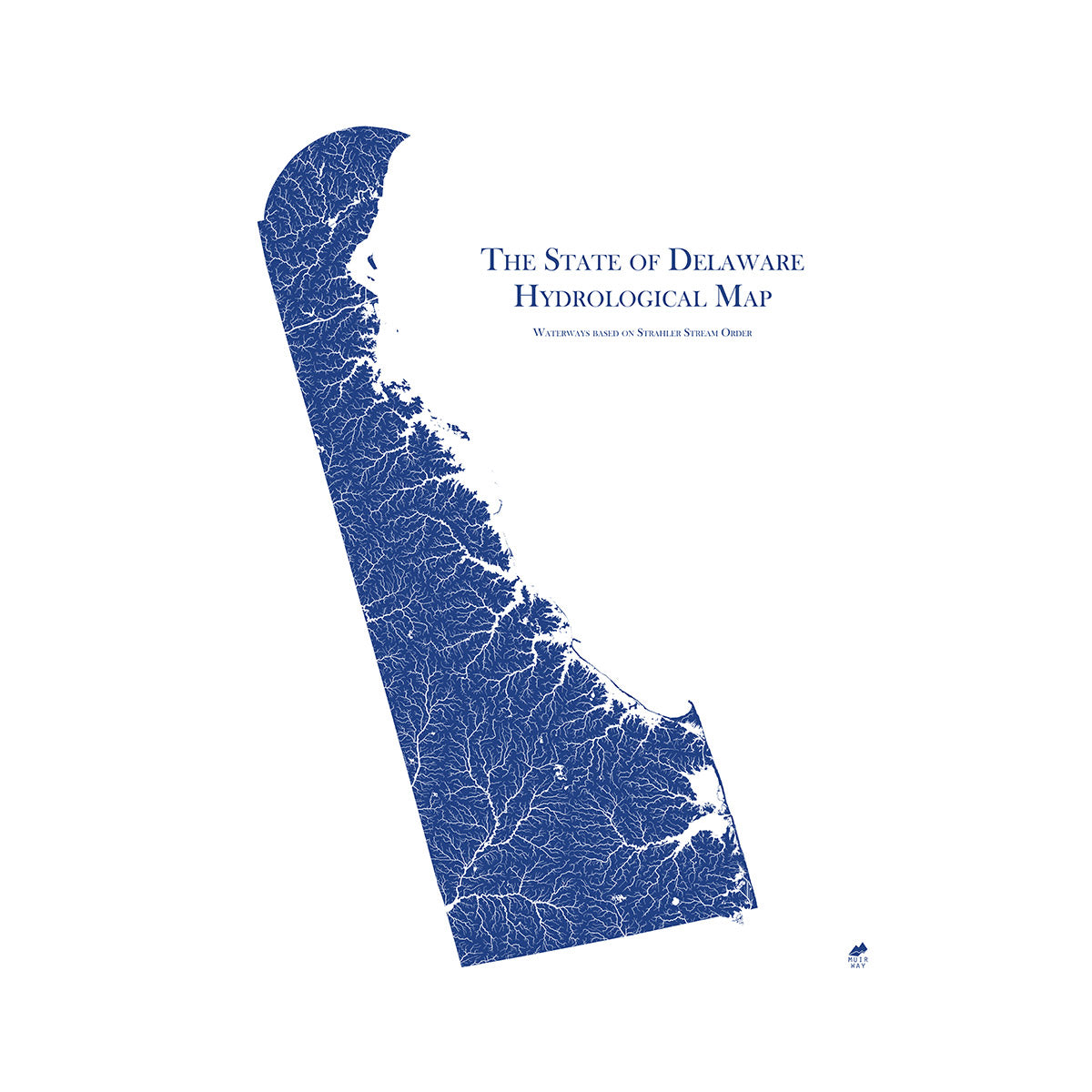 Delaware Hydrological Map