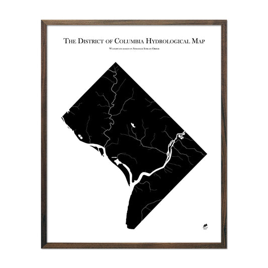 Washington DC Hydrological Map