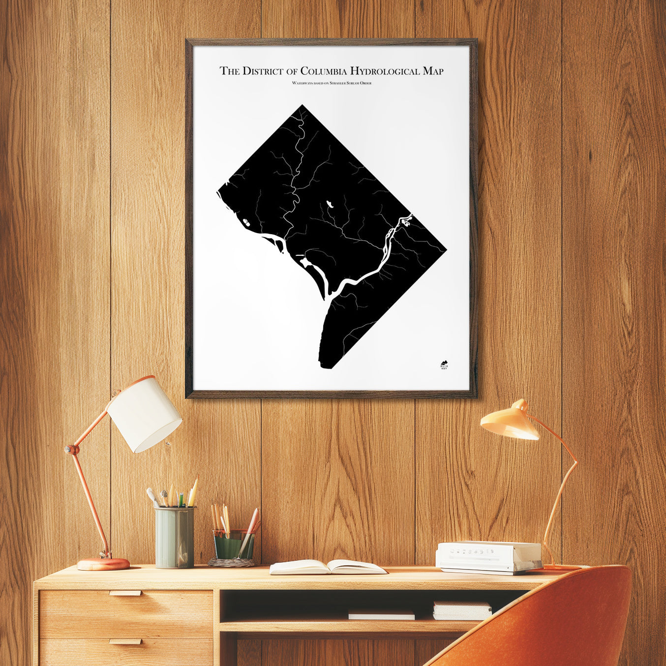 Washington D.C. Hydrological Map
