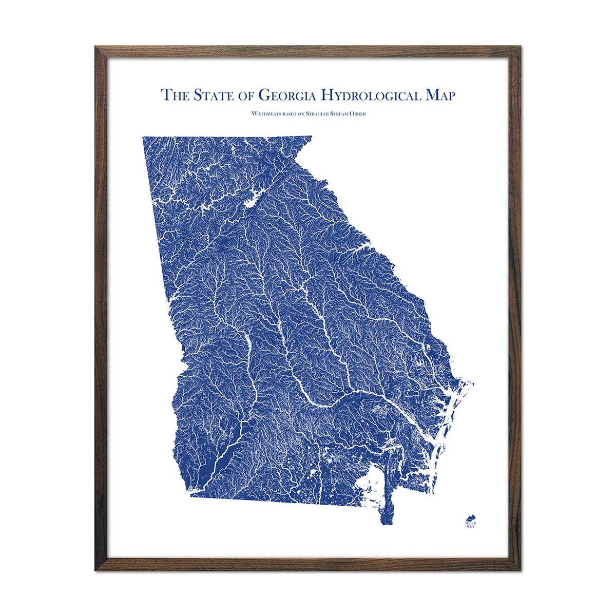 Georgia Hydrological Map