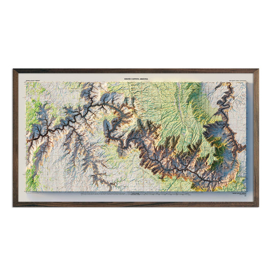 Grand Canyon 1984 Map
