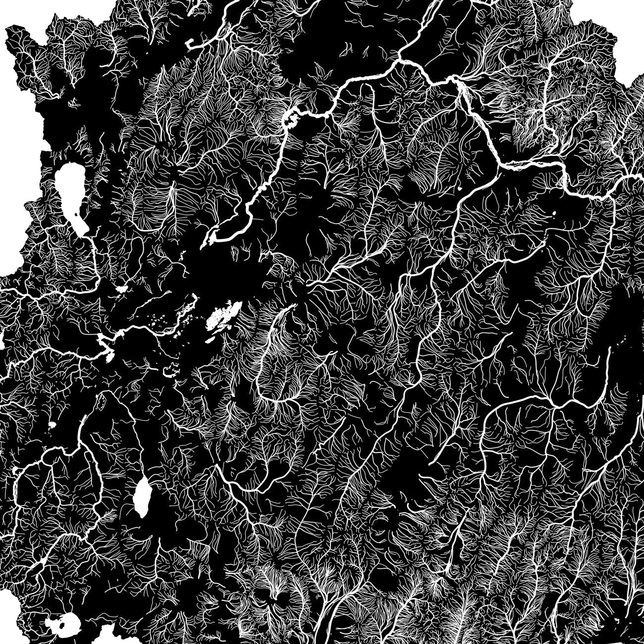 Great Basin Regional Hydrological Map