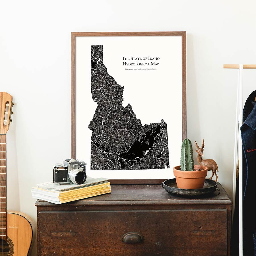 Idaho Hydrological Map
