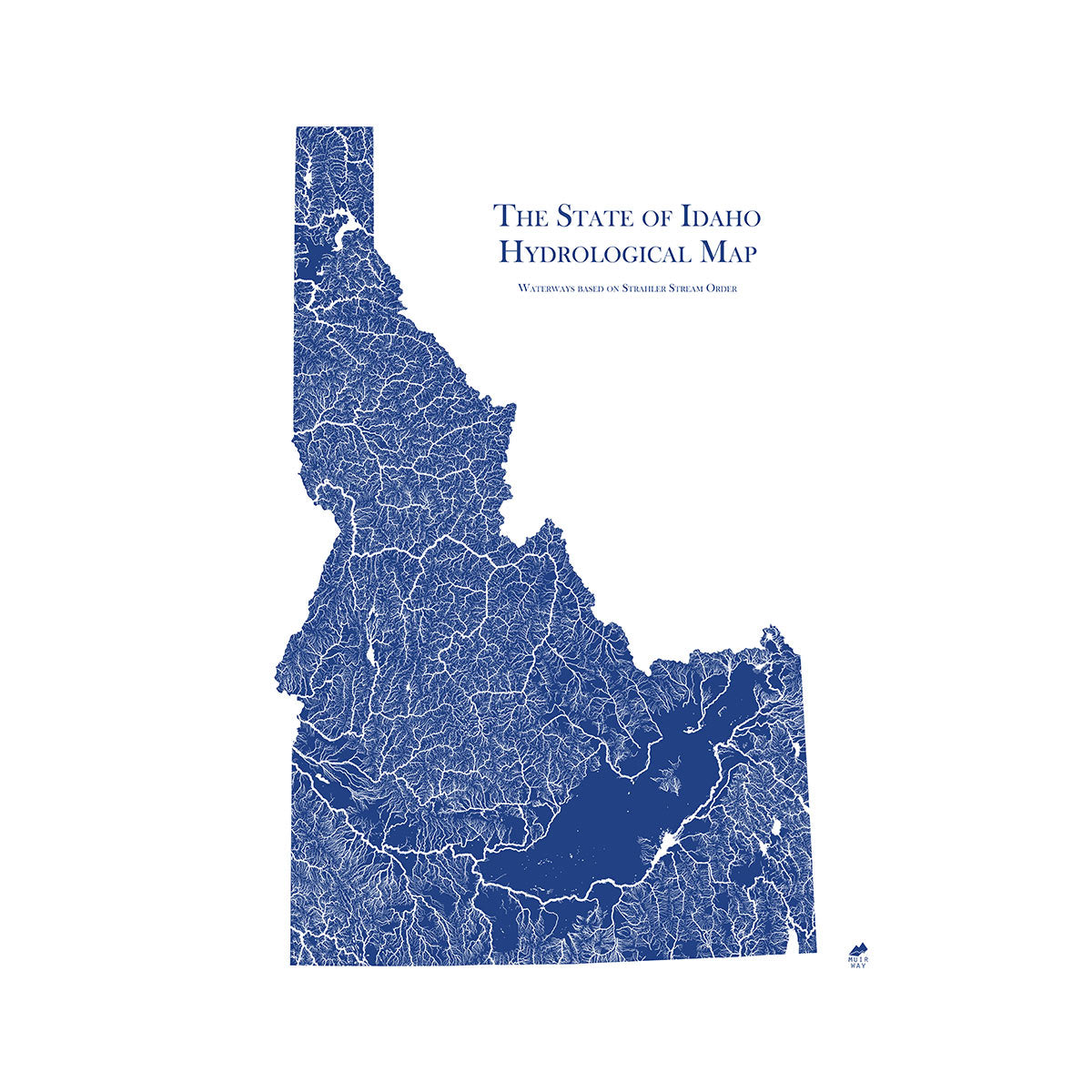 Idaho Hydrological Map