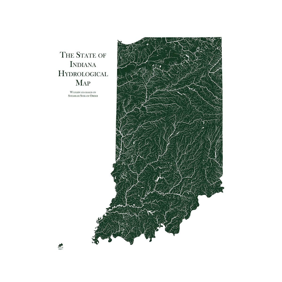 Indiana Rivers Map