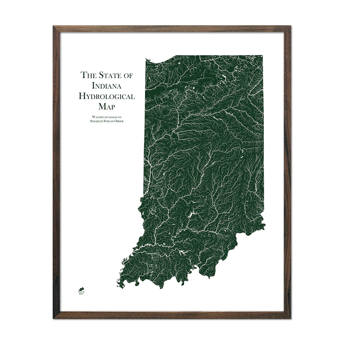 Indiana Rivers Map