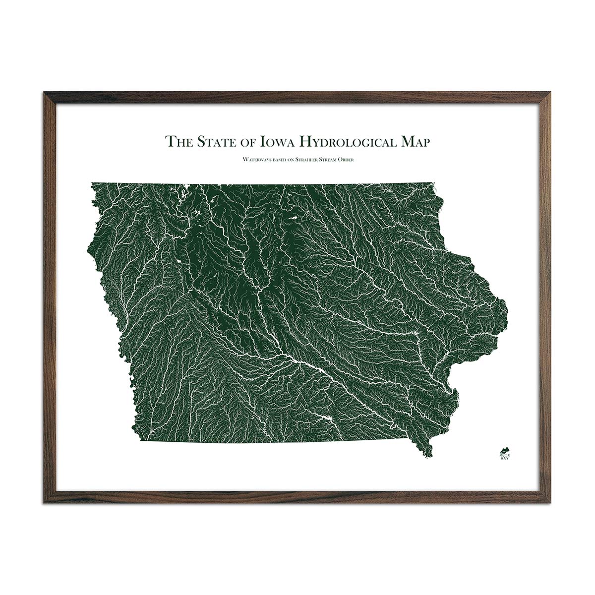 Iowa Rivers Map