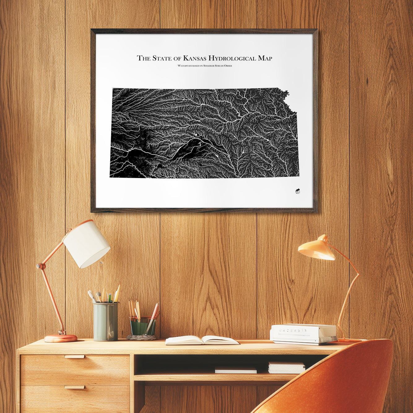 Kansas Hydrological Map