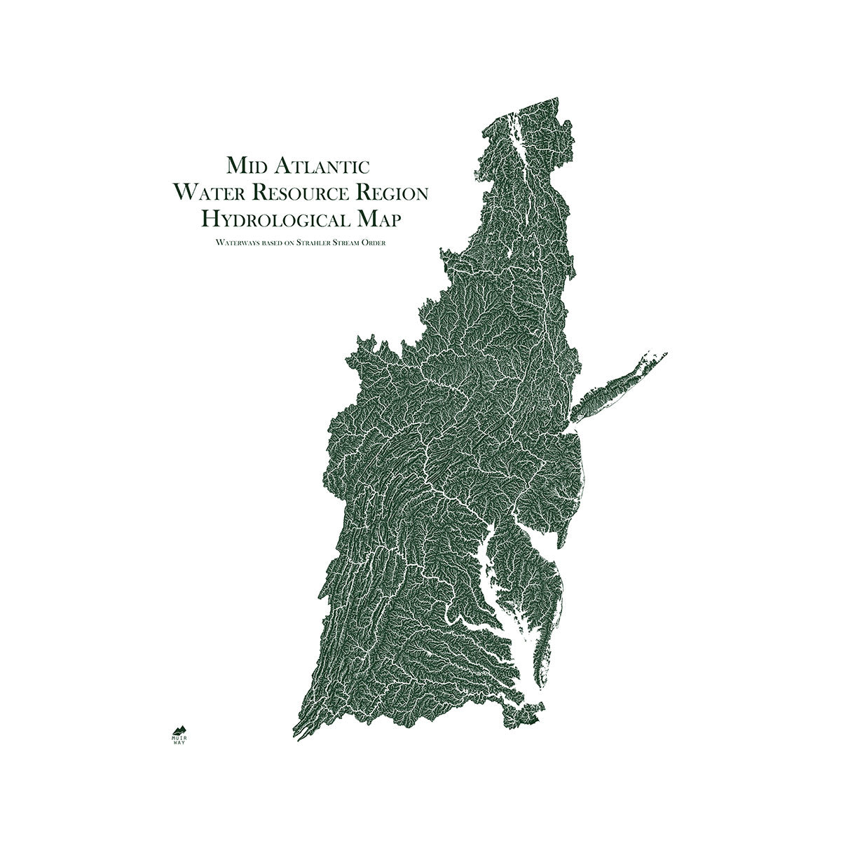 Mid Atlantic Regional Rivers Map