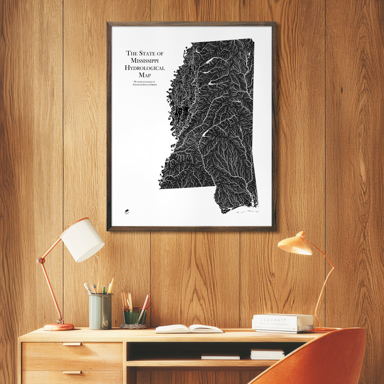 Mississippi Hydrological Map