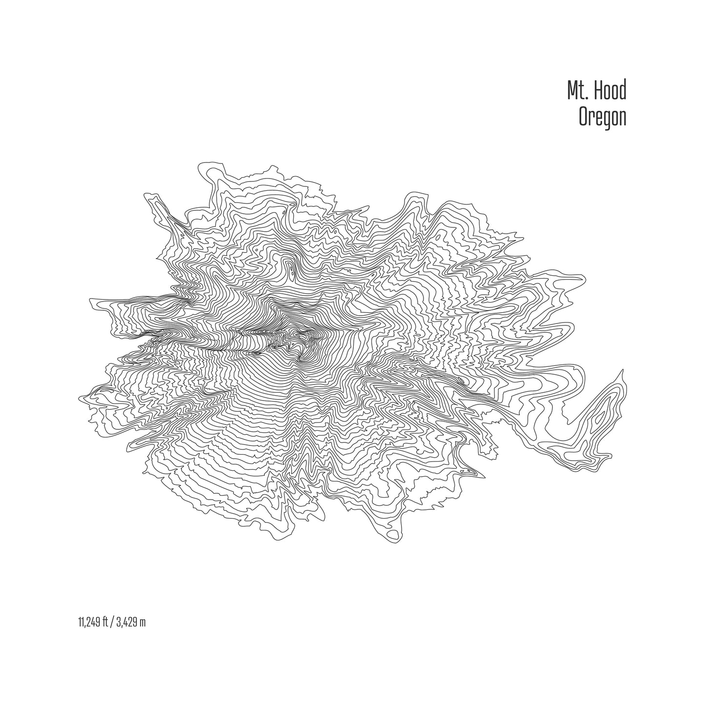 Mt Hood Topo Map