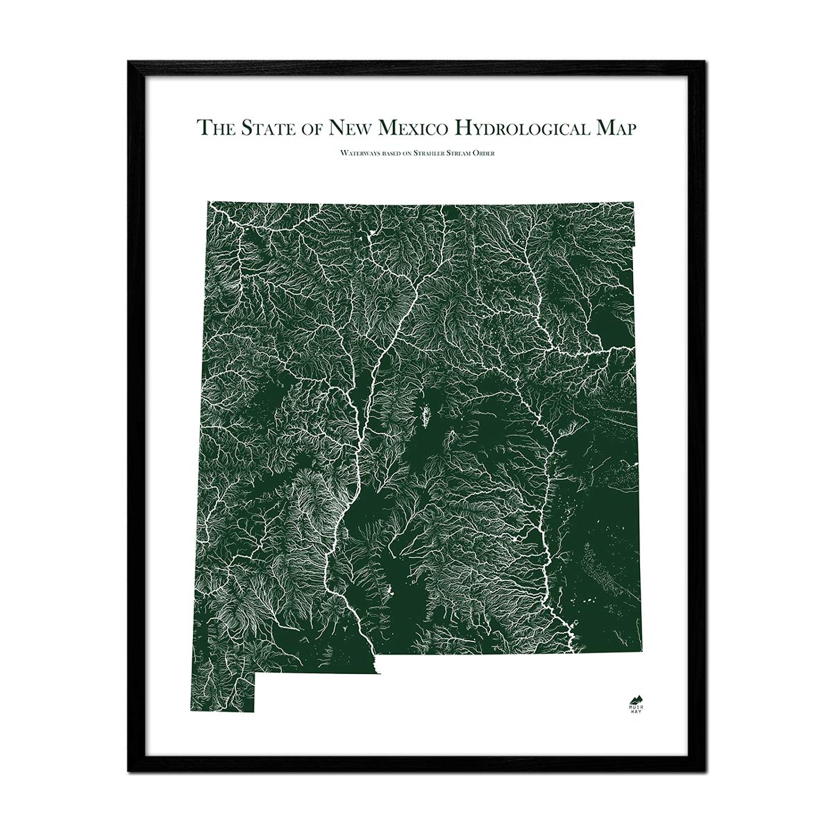 New Mexico Rivers Map