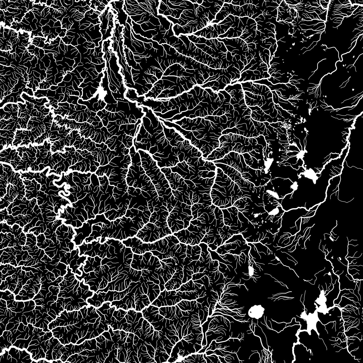 Oregon Hydrological Map