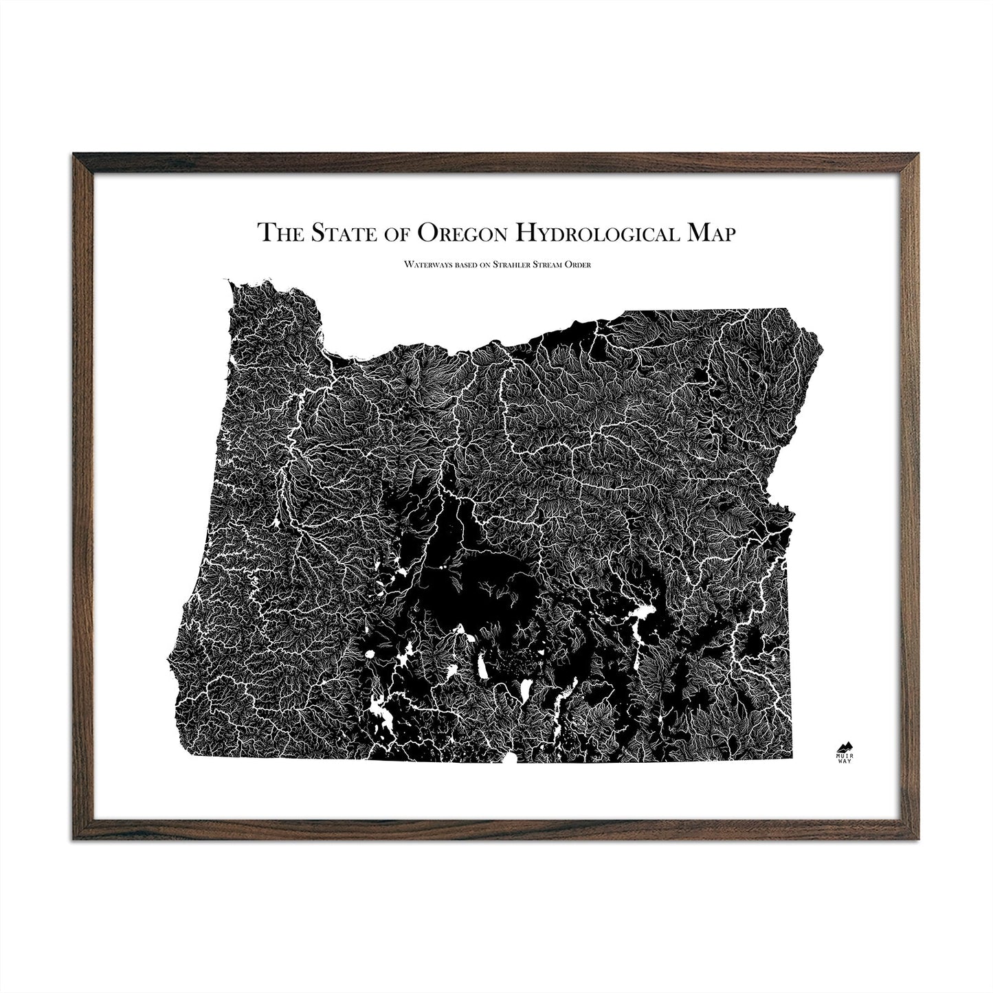 Oregon Hydrological Map