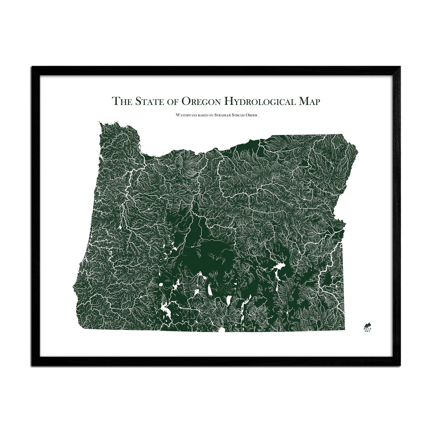 Oregon Rivers Map