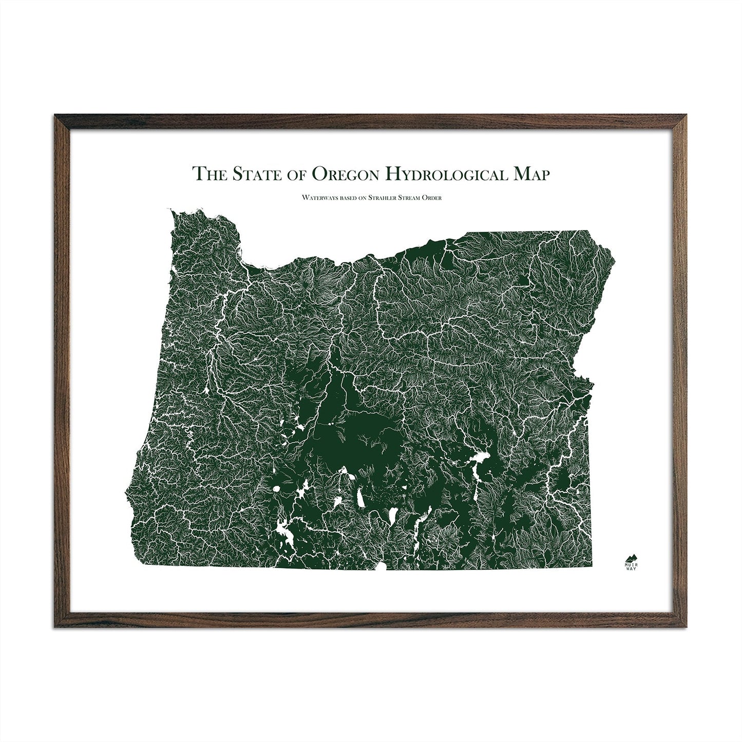 Oregon Rivers Map