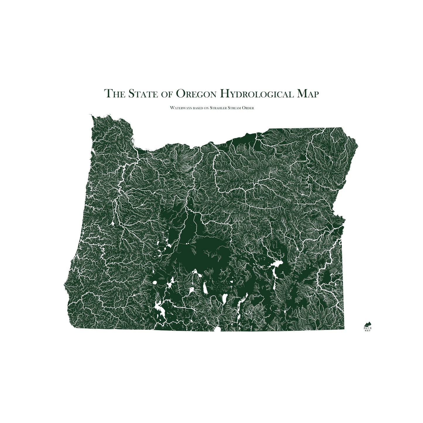 Oregon Rivers Map