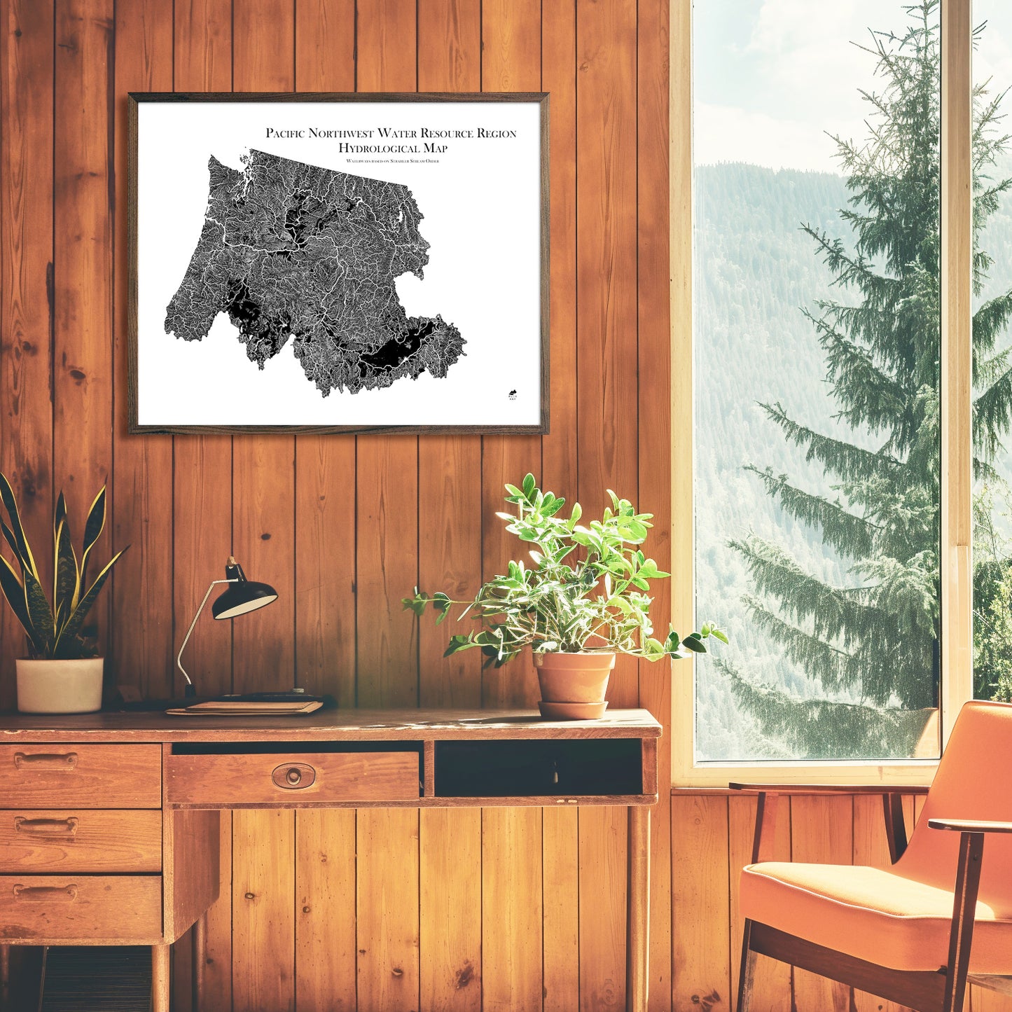Pacific Northwest Regional Hydrological Map