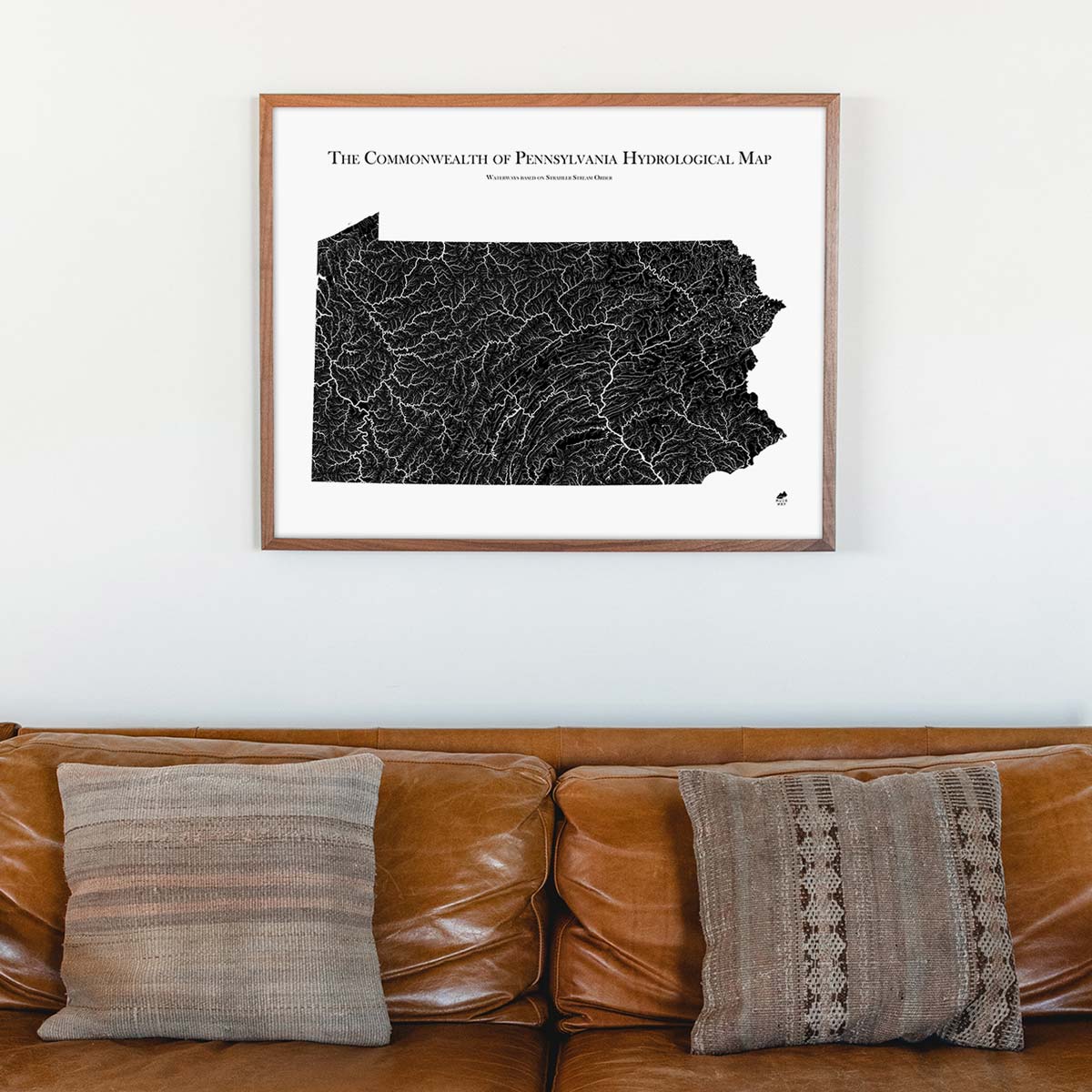 Pennsylvania Hydrological Map