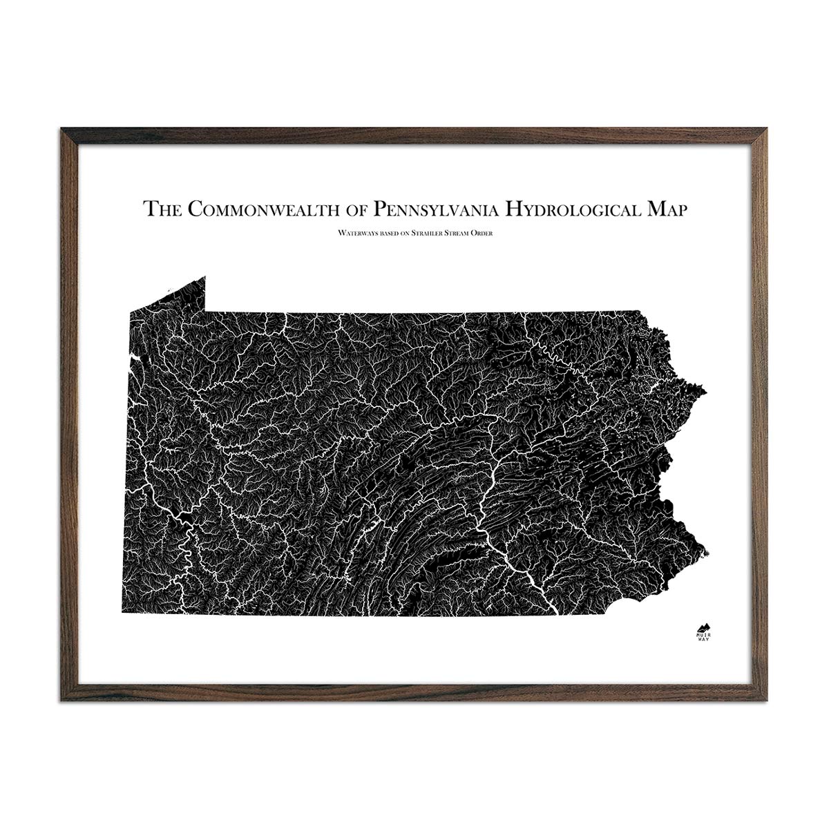 Pennsylvania Hydrological Map