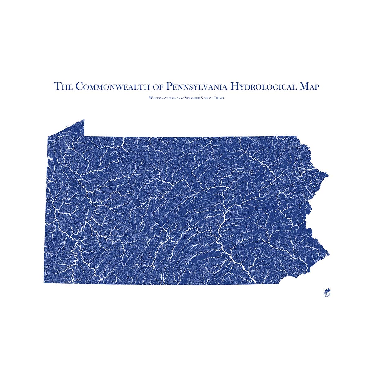 Pennsylvania Hydrology Map