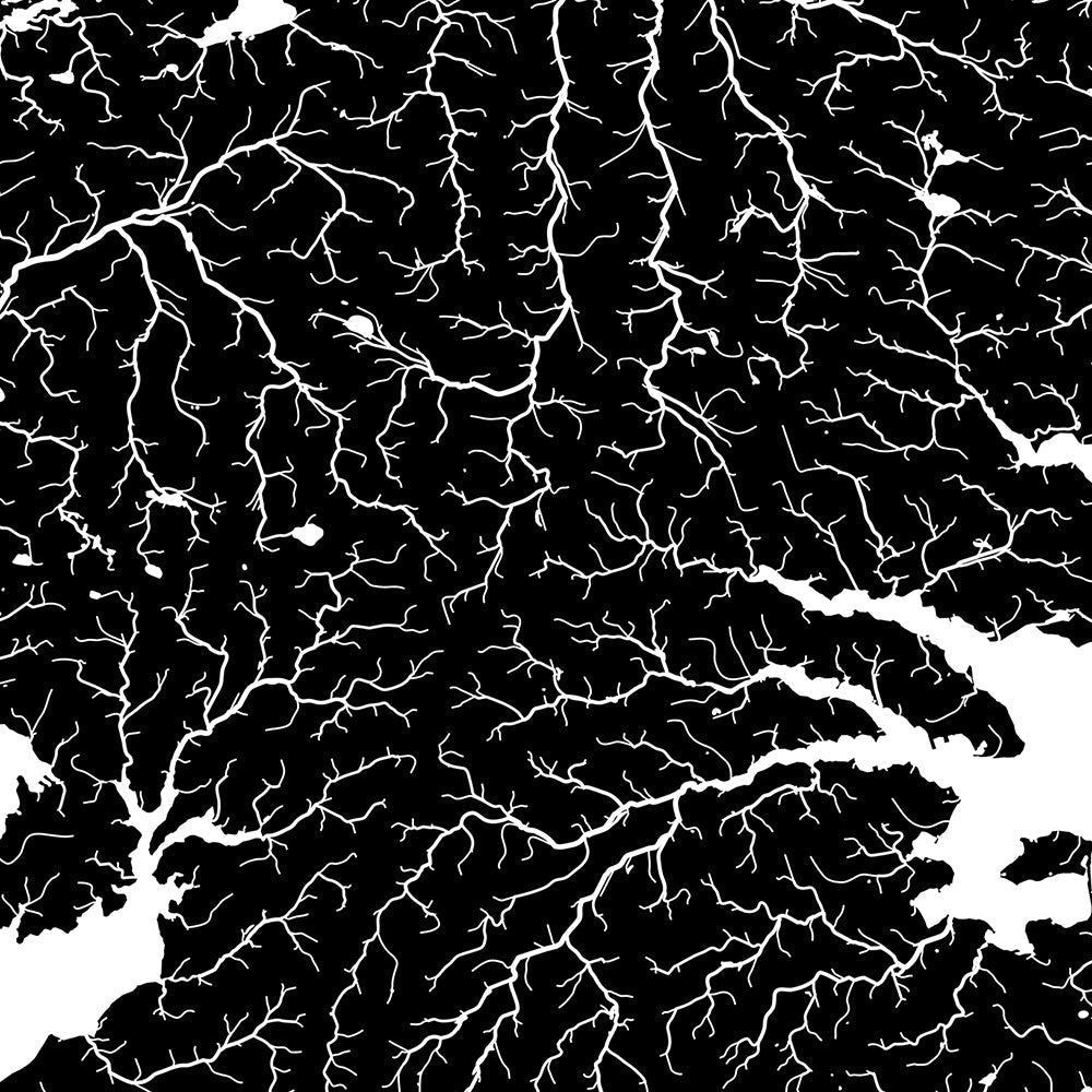 Prince Edward Island Hydrological Map